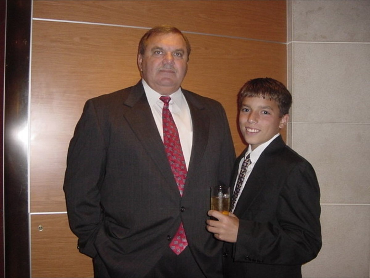 George W. Weaver with his son George W. Weaver Jr.